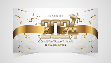 2024 mezunları tebrik ederim. Akademik Kaptan ve Diploma Mezuniyet Töreni. Üniversitenin son sınıf vekil şablonu, Yıl 2024 Banner, Parti, Lise veya Üniversite mezunu