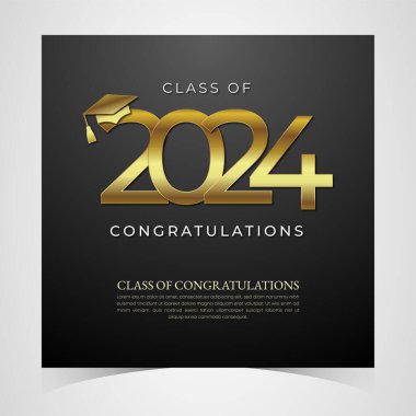 2024 mezunları tebrik ederim. Akademik Kaptan ve Diploma Mezuniyet Töreni. Üniversitenin son sınıf vekil şablonu, Yıl 2024 Banner, Parti, Lise veya Üniversite mezunu