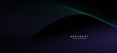 Soyut Mavi, Yeşil Gradyan Akan Nokta Dalgalanan Parçacık Parçacık Teknolojisi Arkaplanı. Dijital Gelecekçi Mor, Pembe Gradyan Noktalı Dalga. Bilim için kavram, müzik kapağı, web sitesi, başlık