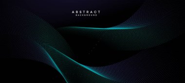 Soyut Mavi, Yeşil Gradyan Akan Nokta Dalgalanan Parçacık Parçacık Teknolojisi Arkaplanı. Dijital Gelecekçi Mor, Pembe Gradyan Noktalı Dalga. Bilim için kavram, müzik kapağı, web sitesi, başlık