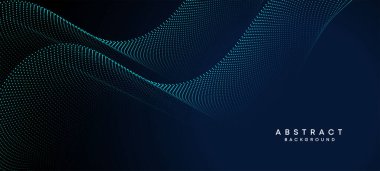 Soyut Mavi, Yeşil Gradyan Akan Nokta Dalgalanan Parçacık Parçacık Teknolojisi Arkaplanı. Dijital Gelecekçi Mor, Pembe Gradyan Noktalı Dalga. Bilim için kavram, müzik kapağı, web sitesi, başlık