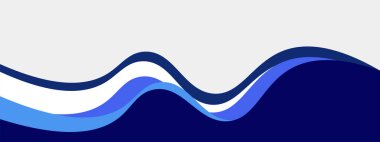 Dinamik arkaplan eğrisi şekilli soyut mavi gradyan şablonu. Modern gökyüzü mavi iş webinar yatay afiş tasarımı ağ, arkaplan, broşür, web sitesi, iniş sayfası, sunum