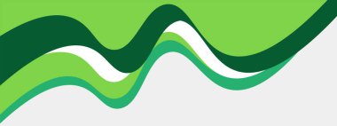 Dinamik arkaplan eğrisi şekilli soyut koyu yeşil gradyan şablonu. Web, arkaplan, broşür, web sitesi, iniş sayfası, sunum için modern açık yeşil iş Webinar afişi tasarımı