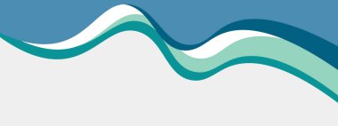 Dinamik arkaplan eğrisi şekilli soyut çelik mavi ve deniz mavisi şablonu. Web, arkaplan, broşür, web sitesi, iniş sayfası, sunum için modern turkuaz iş web sayfası tasarımı