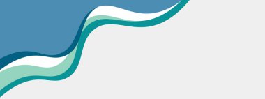 Dinamik arkaplan eğrisi şekilli soyut çelik mavi ve deniz mavisi şablonu. Web, arkaplan, broşür, web sitesi, iniş sayfası, sunum için modern turkuaz iş web sayfası tasarımı