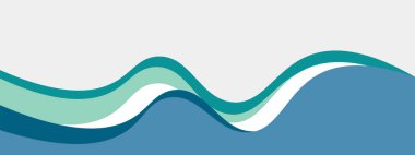 Dinamik arkaplan eğrisi şekilli soyut çelik mavi ve deniz mavisi şablonu. Web, arkaplan, broşür, web sitesi, iniş sayfası, sunum için modern turkuaz iş web sayfası tasarımı