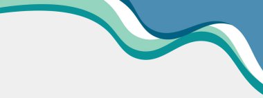 Dinamik arkaplan eğrisi şekilli soyut çelik mavi ve deniz mavisi şablonu. Web, arkaplan, broşür, web sitesi, iniş sayfası, sunum için modern turkuaz iş web sayfası tasarımı