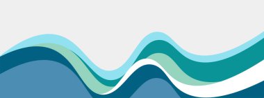 Dinamik arkaplan eğrisi şekilli soyut çelik mavi ve deniz mavisi şablonu. Web, arkaplan, broşür, web sitesi, iniş sayfası, sunum için modern turkuaz iş web sayfası tasarımı