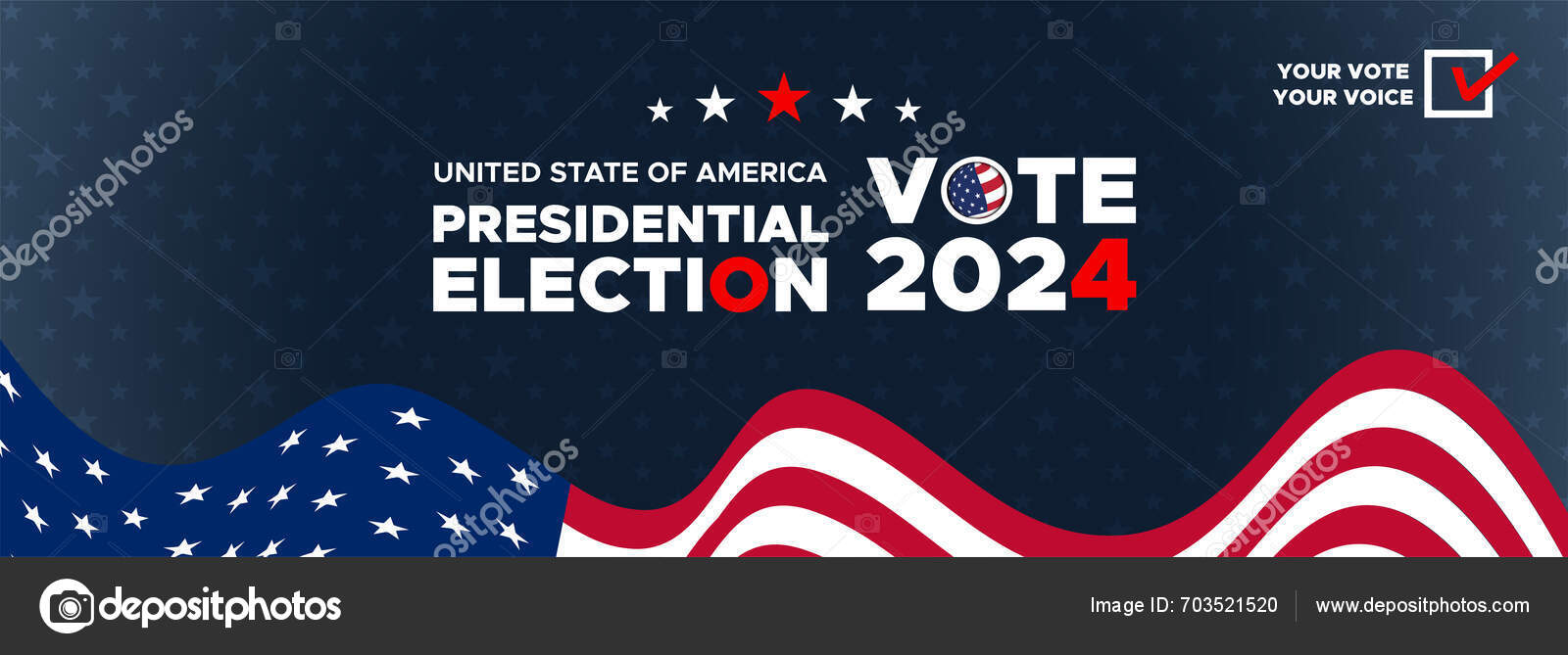 Presidential Election Day United States Vote 2024 Election 2024 Usa