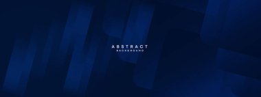 Soyut, koyu lacivert web pankartı. Koyu mavi ışık iş afişi tasarım arka planı. Çapraz geometrik desen çember ve poster, kapak, sunum, uçucu veya başlık için kare şekil