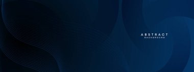 Soyut, koyu lacivert web pankartı. Koyu mavi ışık iş afişi tasarım arka planı. Çapraz geometrik desen çember ve poster, kapak, sunum, uçucu veya başlık için kare şekil