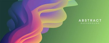 Soyut Dalgalanan Sıvı mavi, yeşil ve Pembe Gradyan Arkaplan, Soyut Düz Dalga Akıcı Mor, Turuncu ve Sarı Gradyan Kapak, Uçucu, Başlık, Poster, Kaydırak, Broşür, Banner