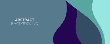 Soyut Renkli Sıvı Yatay Afiş Arkaplanı. Akışkan Modern Asgari Düzen Yaratıcı Kapak Tasarımı Kurum, Başlık, Markalaşma, Poster, Kaydırak ve Broşür Vektör İllüstrasyon Şablonu