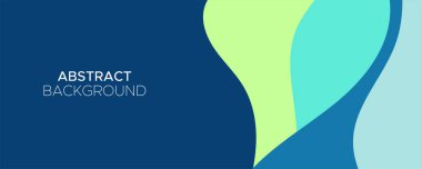 Soyut Renkli Sıvı Yatay Afiş Arkaplanı. Akışkan Modern Asgari Düzen Yaratıcı Kapak Tasarımı Kurum, Başlık, Markalaşma, Poster, Kaydırak ve Broşür Vektör İllüstrasyon Şablonu