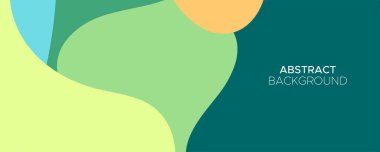 Soyut Renkli Sıvı Yatay Afiş Arkaplanı. Akışkan Modern Asgari Düzen Yaratıcı Kapak Tasarımı Kurum, Başlık, Markalaşma, Poster, Kaydırak ve Broşür Vektör İllüstrasyon Şablonu