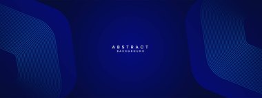 Koyu Mavi Gradyan Soyut Geometrik Akış Çizgileri Arkaplanı. Donanma Mavi Geometrik Özellikli Satır Arkaplanı Kurumsal Sunumlar için Gradyan Şekilleri, Dijital Sanatlar, Web Sitesi Tasarımı
