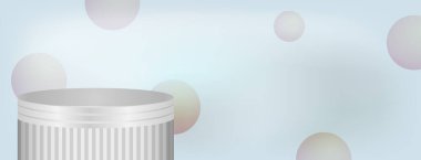 Soyut 3D Podyum Gradyan Kabarcıkları Arkaplanı. Renkli Gradyan Arkaplanı, Dijital Perakende Reklamları, Çevrimiçi Tanıtımlar ve Ticari Pazarlama İçin Uygun Ürün Sunumu Podyumu