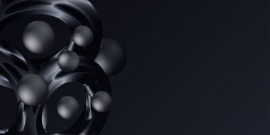 Minimalist 3D Glassmorfizm Gradyan Kaplama Arkaplanı, Geometrik Çember Şekiller, Soyut Cam Efekt Broşür, Kapak, Poster, Web Sitesi, Başlık, Sosyal Medya ve UI UX Tasarımı