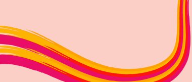 Modern soyut kırmızı ve turuncu doğrusal girdap koyu bir arkaplanda. Mavi arkaplanın değişik tonlarında soyut dalga kurdeleleri. Dinamik eğriler içeren nötr arkaplanda canlı bir girdap