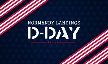 Çıkarma günü için vatanseverlik tasarımı. Amerikan bayrağı ve donanma arka planında kalın harfler var. Askeri temalı içerik için ideal.