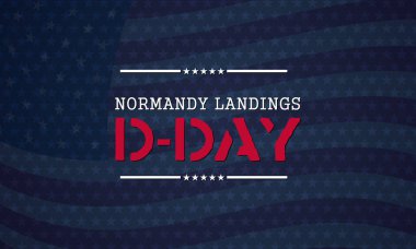 Amerikan bayraklı dinamik yıldız patlaması tasarımı Normandiya çıkartmaları ve Bağımsızlık Günü tarzı görselleri onurlandırmak için mükemmel..