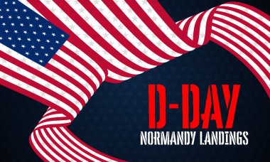 D-Day 'in fedakârlığını ve cesaretini sembolize etmek için dokulu kırmızı ve mavi renkler kullanan cesur bir tasarım..