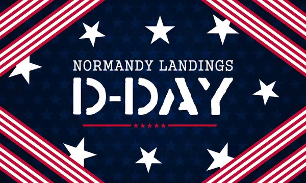 Normandiya çıkartmaları ve askeri kahramanları onurlandırmak için tasarlanmış Amerikan renkleri, yıldızları ve çizgilerini içeren D-Day sanat eserleri..