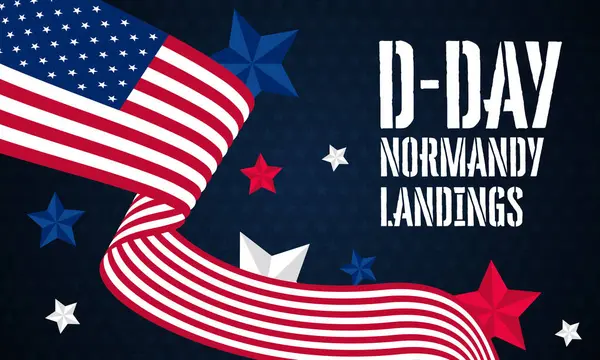 Dengeli kırmızı ve mavi çizgileri olan merkezi bir yıldız sembolü Normandiya çıkartmalarına ve Amerikan vatanseverliğine saygılarını sunuyor..