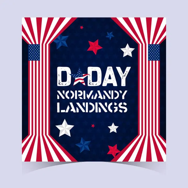 D-Day tasarımı, vatansever yıldızlar ve çizgilerle bezenmiş bir sekizgen çerçevesinde korunma ve cesareti simgeliyor..