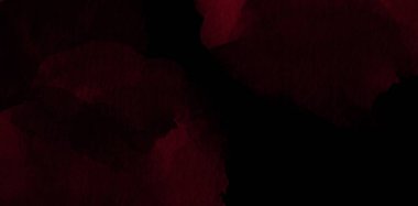 Koyu kırmızı lekeler siyah üzerine sıçrıyor ve arka planda zengin bir doku etkisi yaratıyor..