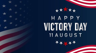 Amerikan bayrağı dokusu zafer bayrağı koyu mavi ışık ve gölge eğimli