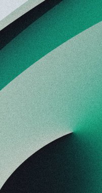 Zümrüt yeşili ve siyah soyut geometri ile desenli gradyan tasarımı
