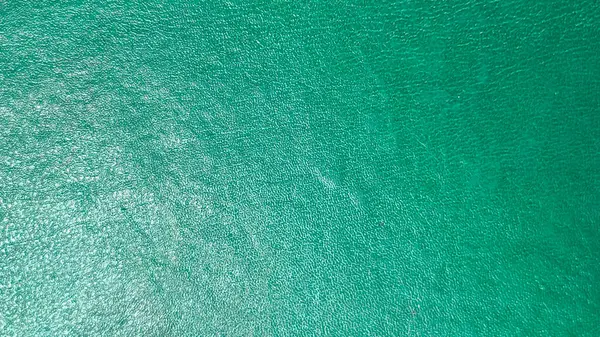 Pürüzsüz bir yüzeyi ve parlak bir sonu olan parlak yeşil deri dokusu.