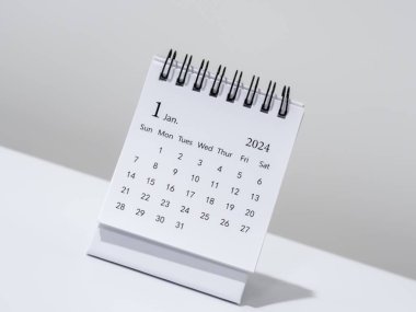 Mutlu yıllar 2024, dijital dünya haritalı 3d dünya küresi 2024 yıllık arama simgesi ve yükselen ok, mavi arkaplan üzerindeki trend büyüme grafiği ile beyaz blok yığınına yerleştirildi.