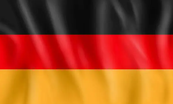 Illustration of Germany flag 3d style