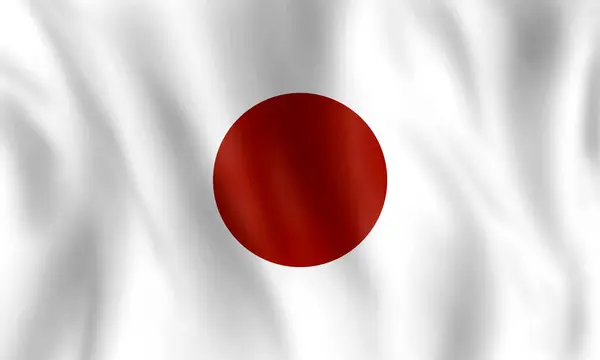 Japon bayrağının çizimi.