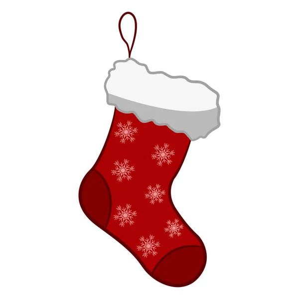 Christmas Sock Gifts Vector Illustration Bags Shape Socks — Stock Vector