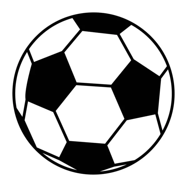Futbol topu. vektör çizim