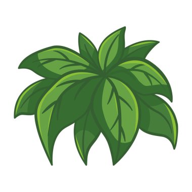 Yeşil çalı. Vektör Çizim Tesisleri