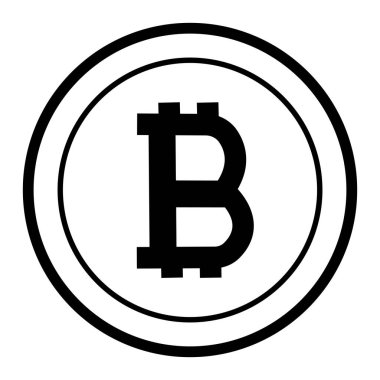 Renklendirme sayfası için Altın Bitcoin madeni para. Para sembolü. Vektör Kripto Para Birimi, Engelleme Zinciri, Finans ve Yatırım Konsepti. Gelir ve Gelir.