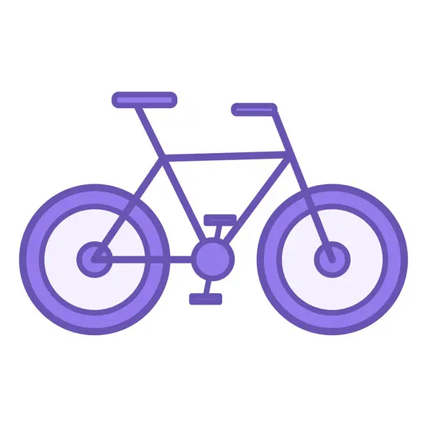 Εικονίδιο Χρώματος Ποδηλάτου Εικονίδιο Διανυσματικού Οχήματος Πόλης Οικολογικές Μεταφορές — Διανυσματικό Αρχείο
