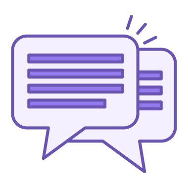 Renk Yorumları Simgesi. Vektör Simgesi. Metnin ya da ifadenin gözden geçirilmesi. Blogger ve Sosyal Medya Kavramı