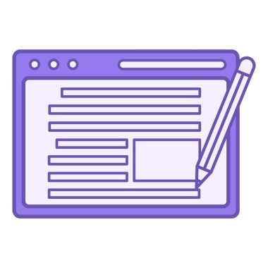 Renk Simgesi Yazısı. Sosyal ağlarda Vektör Simgesi Yazma Haberleri. Blogger ve Sosyal Medya Kavramı