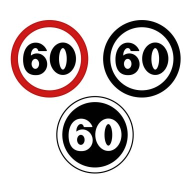 İşaretler hız limiti 60. Yasaklayıcı Yol İşaretleri