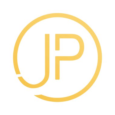 İlk harf logo dairesi şablon tasarımı