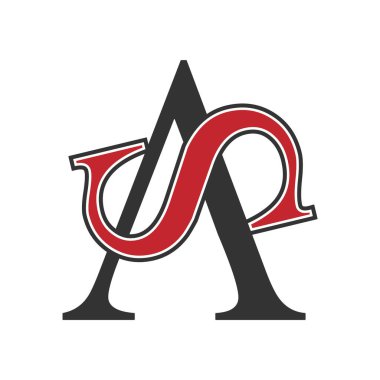 ilk logo vektörü ile bir harf