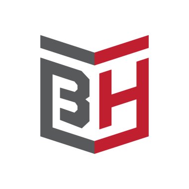 İlk harf logo tasarım şablonu tasarımı