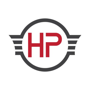 H Harfi Logo Tasarım Şablonu