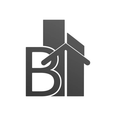 B logosu tasarımı. Lüks emlak B logosu tasarımı. Mülkiyet B logo tasarımı. House Binası B logo vektörleri. Ev B logosu tasarımı. B simgesi vektörleri kiralayın. İnşaat B logo tasarımı. Mimari B logo vektörleri Hotel Finansal yatırım logosu tasarımı.