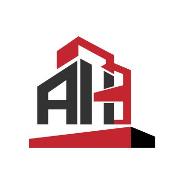 House AH logo design. Stay house AH logo design. Property AH logo design. Luxury Real estate  AH logo design. Architectural HA logo vectors. Construction, House Building, Tower, Rant a house, financial, investment AH or HA logo design. HA logo design clipart